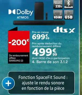 BUT Barre De Son 3.1.2 offre