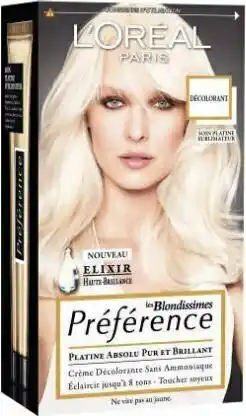 Géant Casino Coloration Préference Blondissime N° 8 blond platinium* offre