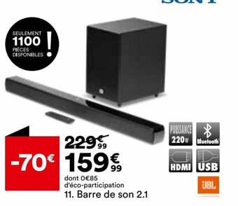 BUT Barre De Son 2.1 offre