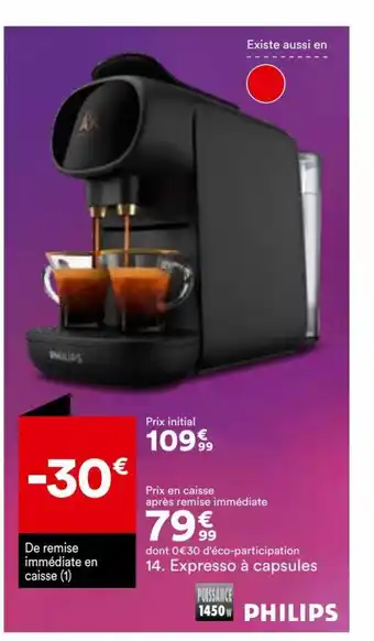 BUT Expresso A Capsules offre