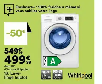 BUT Lave Linge Hublot offre