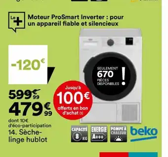 BUT Séche Linge Hublot offre