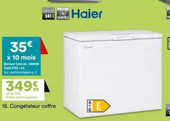 BUT Congélateur Coffre offre