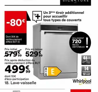 BUT Lave-vaisselle offre