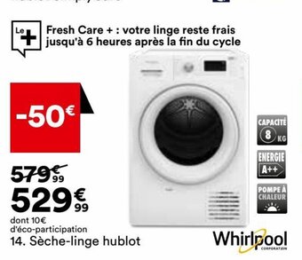 BUT Séche-Linge Hublot offre