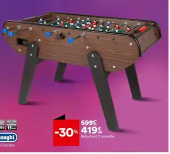 BUT Baby-Foot 2 Noisette offre