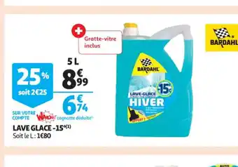Auchan Lave Glace -15 offre