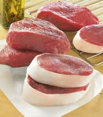 Géant Casino Viande bovine pavé à griller ou pavé façon tournedos à griller offre