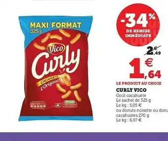 Hyper U Curly Vico offre