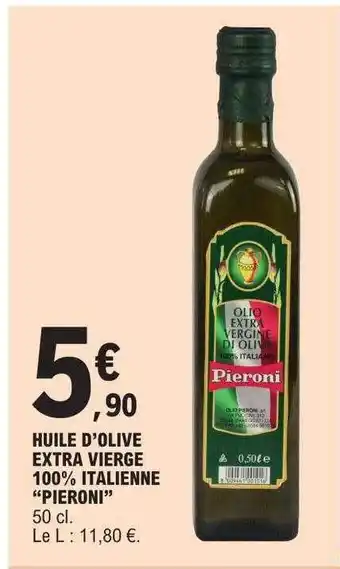 E.Leclerc Huile d'olive extra vierge 100% italienne offre