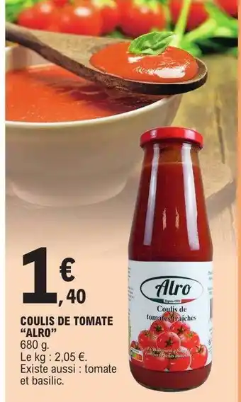 Coulis de tomate