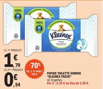 E.Leclerc Papier toilette humide offre