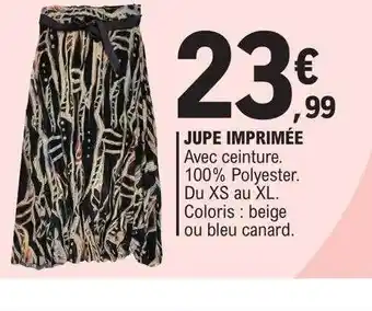 E.Leclerc Jupe imprimée offre