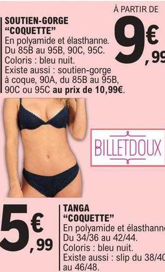 E.Leclerc Soutien-gorge offre