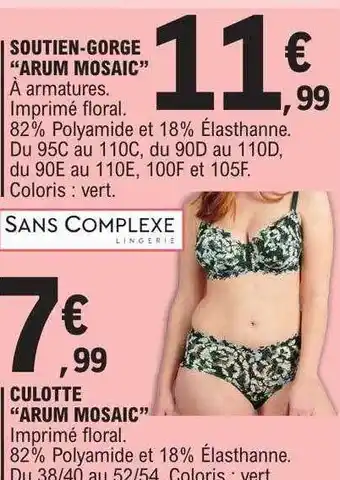 E.Leclerc Soutien-gorge offre