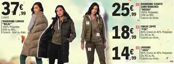 E.Leclerc Doudoune longue offre