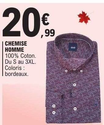 E.Leclerc Chemise homme offre