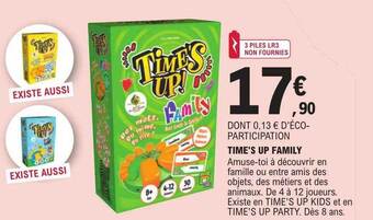 E.Leclerc Time's up family offre