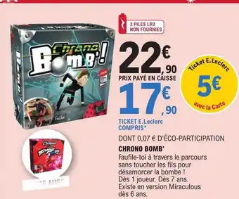 E.Leclerc Chrono bomb' offre