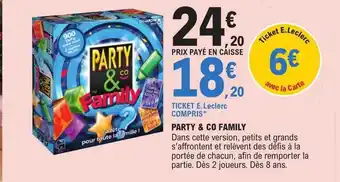 E.Leclerc Party & co family offre