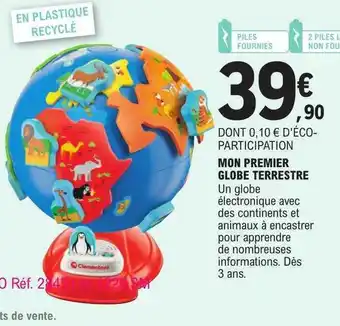 Mon premier globe terrestre