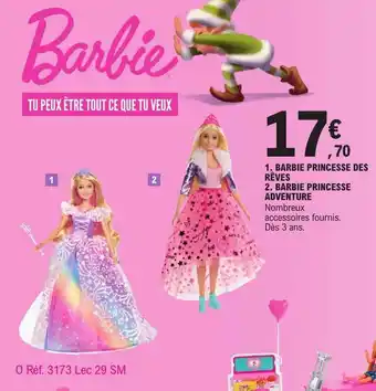 Barbie princesse de reve online