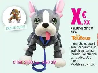 Peluche 27 cm env. les toufous