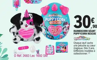 Rainbocorn géant puppycorn rescue