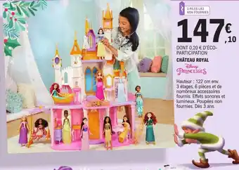 E.Leclerc Château royal disney princesses offre