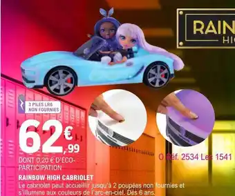 E.Leclerc Rainbow high cabriolet offre