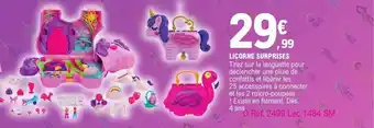 Licorne surprises