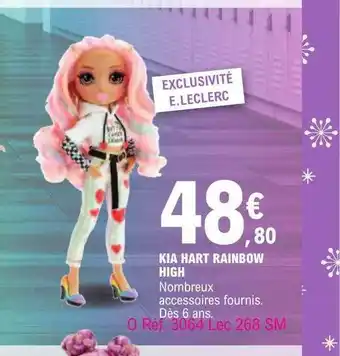 E.Leclerc Kia hart trainbow high offre