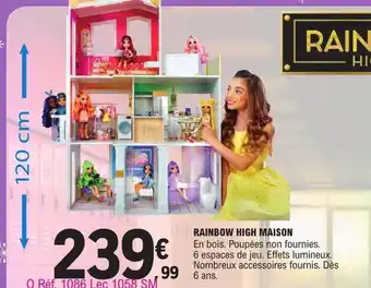 E.Leclerc Rainbow high maison offre