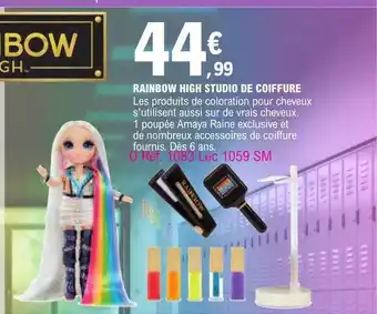 E.Leclerc Rainbow high studio de coiffure offre