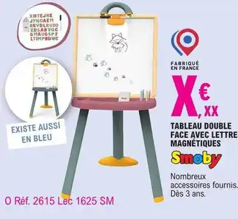 E.Leclerc Tableau double face avec lettre magnétiques smoby offre