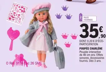 E.Leclerc Poupée charlène offre