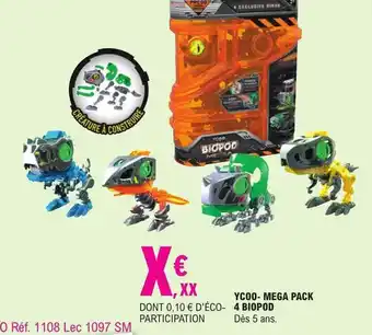 E.Leclerc Ycoo- mega pack 4 biopod offre