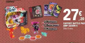E.Leclerc Coffret battle amp saison 4 offre