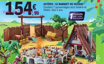 E.Leclerc Astérix : le banquet du village offre