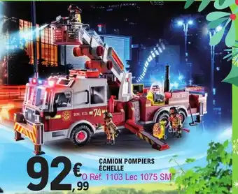 E.Leclerc Camion pompiers échelle offre