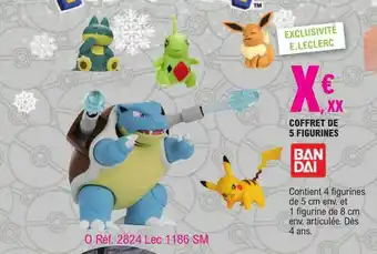 Coffret de 5 figurines bandai
