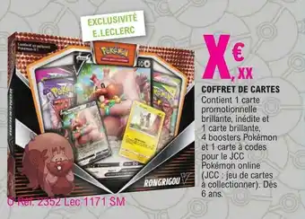 E.Leclerc Coffret de cartes offre