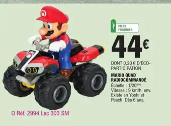 E.Leclerc Mario quad radiocommandé offre