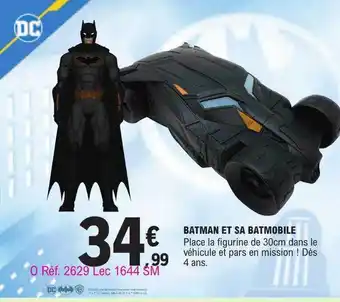 Batman et sa batmobile