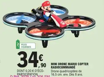 E.Leclerc Mini drone mario copter radiocommandé offre