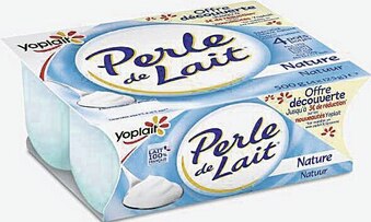 Casino Supermarchés Perle de lait nature offre
