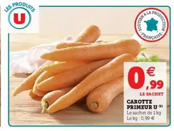 Super U Carotte primeur u offre