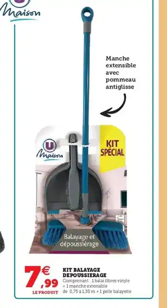 Super U Kit balayage depoussierage offre