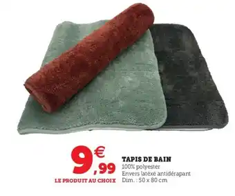 Super U Tapis de bain offre