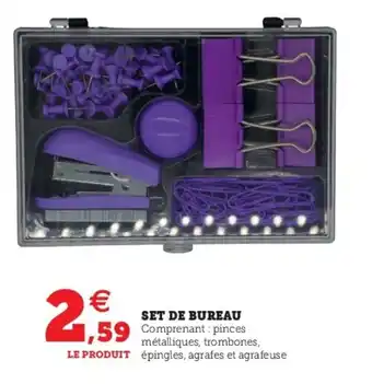 Super U Set de bureau offre